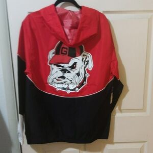 Mitchell & Ness Univ Of Georgia Windbreaker Jacket M